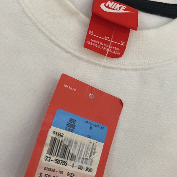 Men white Nike sweatshirt - Picture 3 of 3